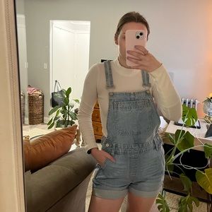 Urban Outfitters Denim Short Overalls